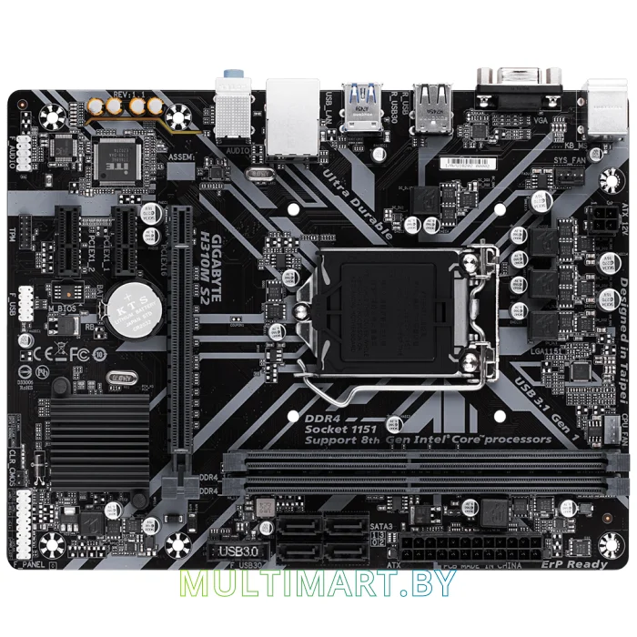 Материнская плата Gigabyte H310M S2 (rev. 1.1)